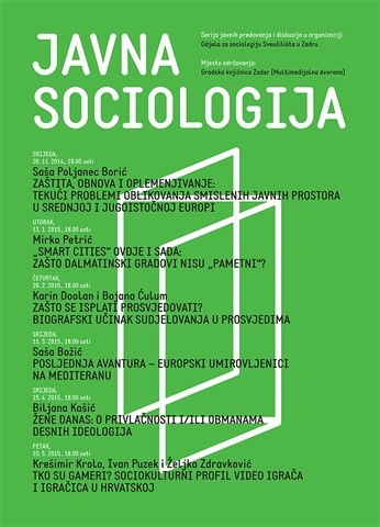 Javna sociologija – četvrto predavanje